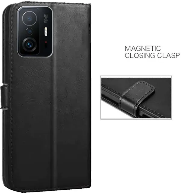 Black_Artificial_Leather_Mi_11T_Pro_Back_Cover