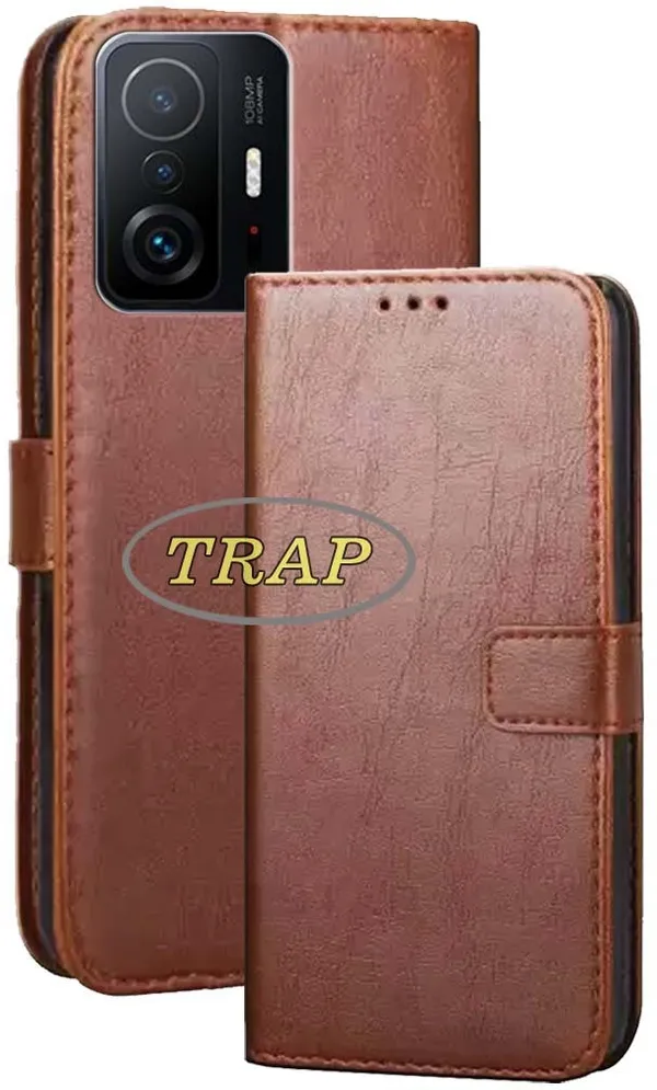 Brown_Artificial_Leather_Mi_11T_Pro_Back_Cover