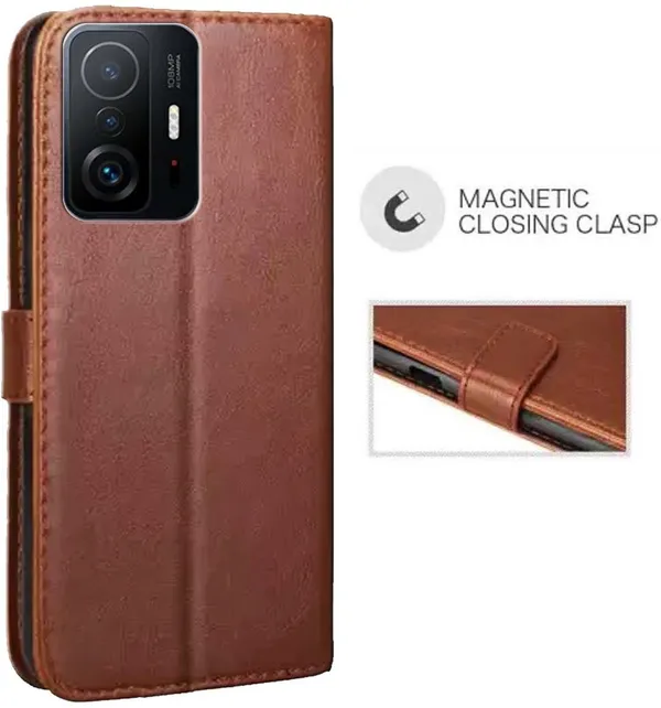 Brown_Artificial_Leather_Mi_11T_Pro_Back_Cover