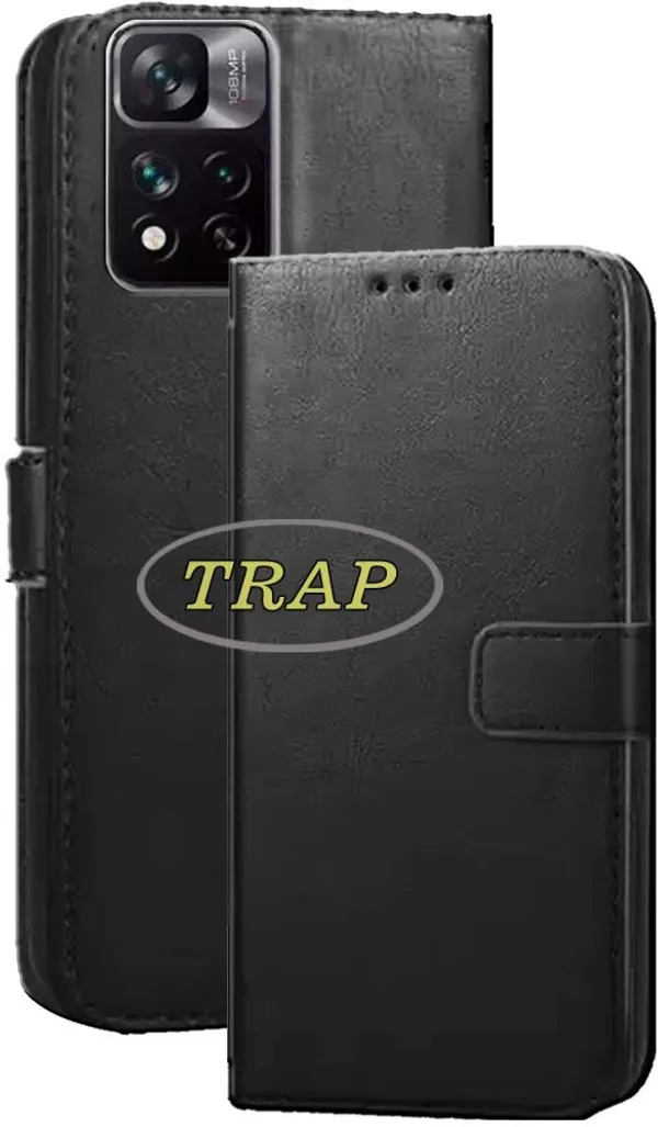 Black_Artificial_Leather_Mi_11i_Back_Cover