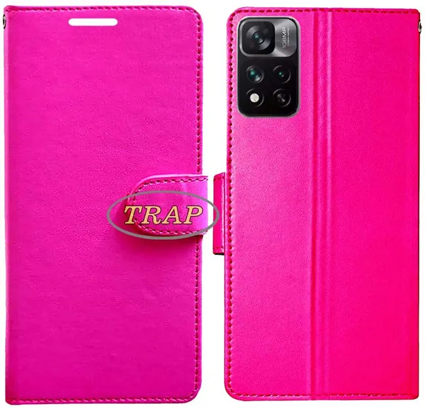 Pink_Artificial_Leather_Mi_11i_Back_Cover