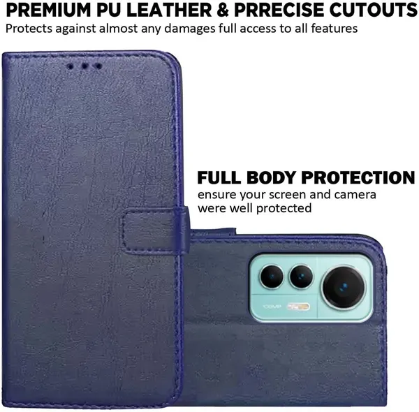 Blue_Artificial_Leather_Mi_12_Lite_Back_Cover