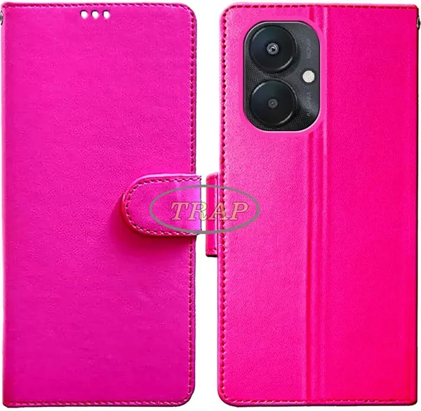 Pink_Artificial_Leather_Mi_13C_5G_Back_Cover
