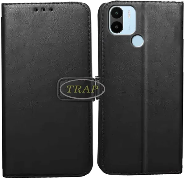 Black_Artificial_Leather_Mi_A1_Plus_Back_Cover