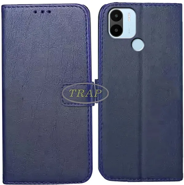 Blue_Artificial_Leather_Mi_A1_Plus_Back_Cover
