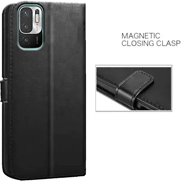 Black_Artificial_Leather_Mi_Note_10T_5G_Back_Cover