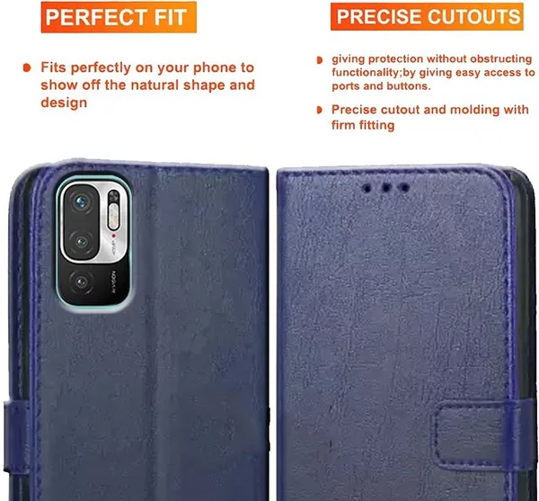 Blue_Artificial_Leather_Mi_Note_10T_5G_Back_Cover