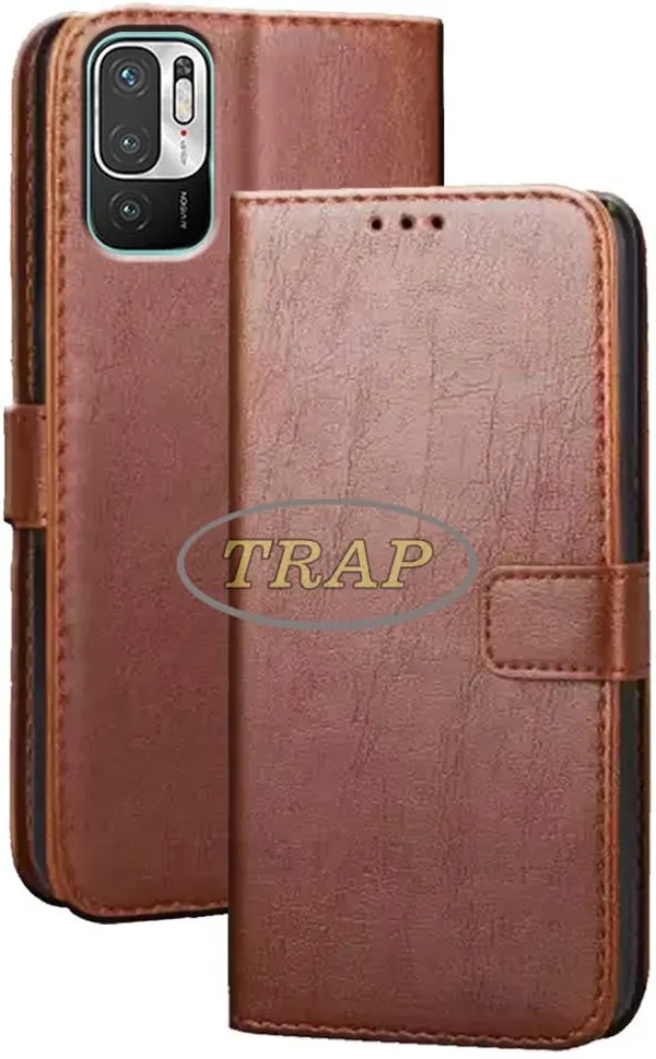 Brown_Artificial_Leather_Mi_Note_10T_5G_Back_Cover