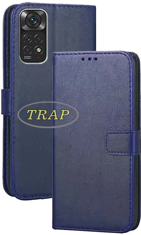 Blue_Artificial_Leather_Mi_Note_11_Back_Cover