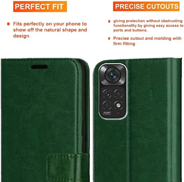 Green_Artificial_Leather_Mi_Note_11_Back_Cover