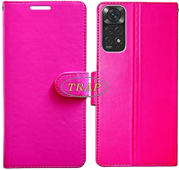 Pink_Artificial_Leather_Mi_Note_11_Back_Cover