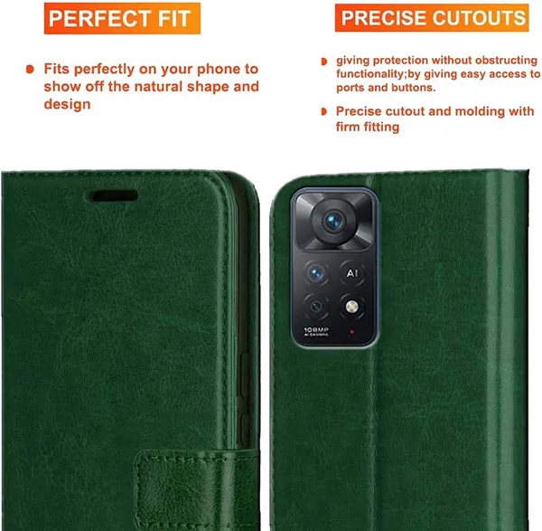 Green_Artificial_Leather_Mi_Note_11_Pro_5G_Back_Cover
