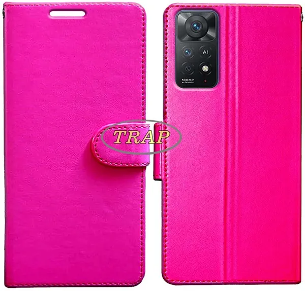 Pink_Artificial_Leather_Mi_Note_11_Pro_5G_Back_Cover
