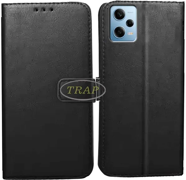 Black_Artificial_Leather_Mi_Note_12_Pro_5G_Back_Cover
