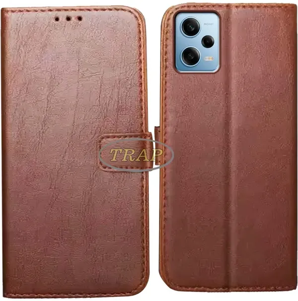 Brown_Artificial_Leather_Mi_Note_12_Pro_5G_Back_Cover
