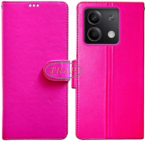 Pink_Artificial_Leather_Mi_Note_13_Back_Cover