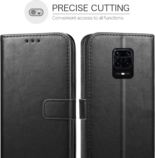 Black_Leather_Poco_M2_Pro&Mi_Redmi_Note_9_Pro&Mi_Redmi_Note_9_Pro_Max_Flip_Cover