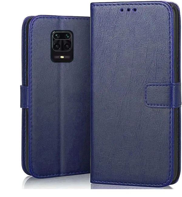 Blue_Leather_Poco_M2_Pro&Mi_Redmi_Note_9_Pro&Mi_Redmi_Note_9_Pro_Max_Flip_Cover