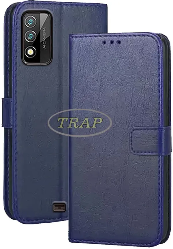 Blue_Artificial_Leather_Micromax_IN_2C_Back_Cover