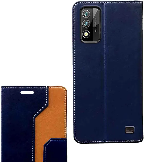 Multicolor_Artificial_Leather_Micromax_IN_2C_Back_Cover