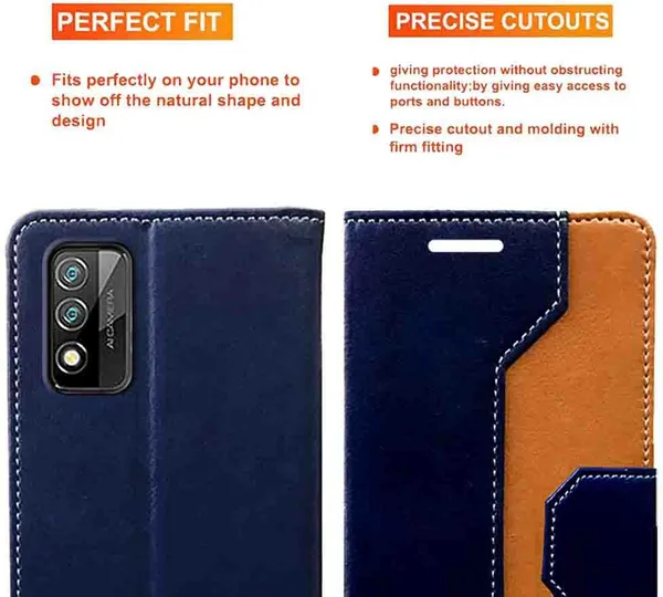 Multicolor_Artificial_Leather_Micromax_IN_2C_Back_Cover
