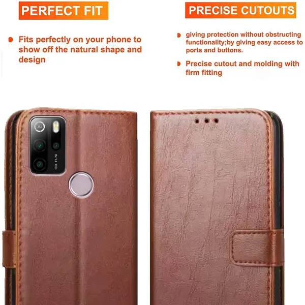 Brown_Artificial_Leather_Micromax_IN_1_Flip_Cover