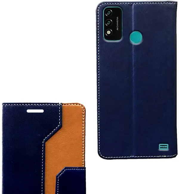 Multicolor_Artificial_Leather_Micromax_IN_2B_Back_Cover