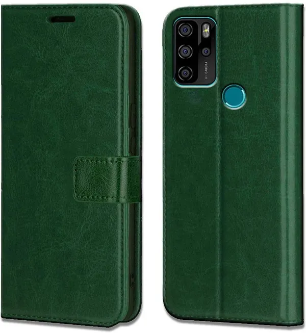 Green_Leather_Micromax_In_note_1_Flip_Cover