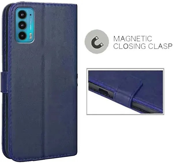 Blue_Artificial_Leather_Moto_Edge_20_5G_Back_Cover