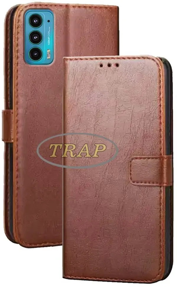 Brown_Artificial_Leather_Moto_Edge_20_5G_Back_Cover
