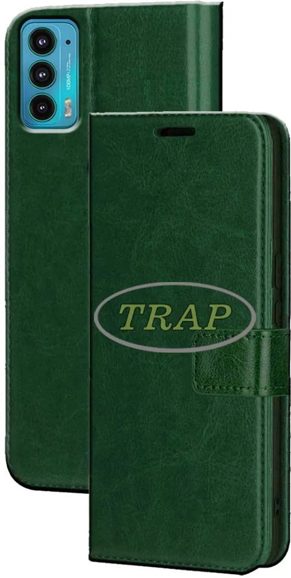 Green_Artificial_Leather_Moto_Edge_20_5G_Back_Cover