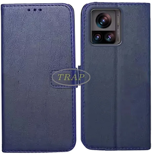 Blue_Artificial_Leather_Moto_Edge_30_Ultra_Back_Cover