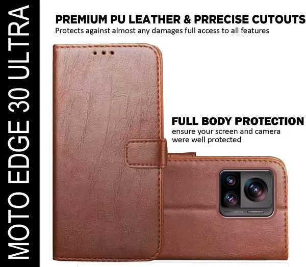 Brown_Artificial_Leather_Moto_Edge_30_Ultra_Back_Cover