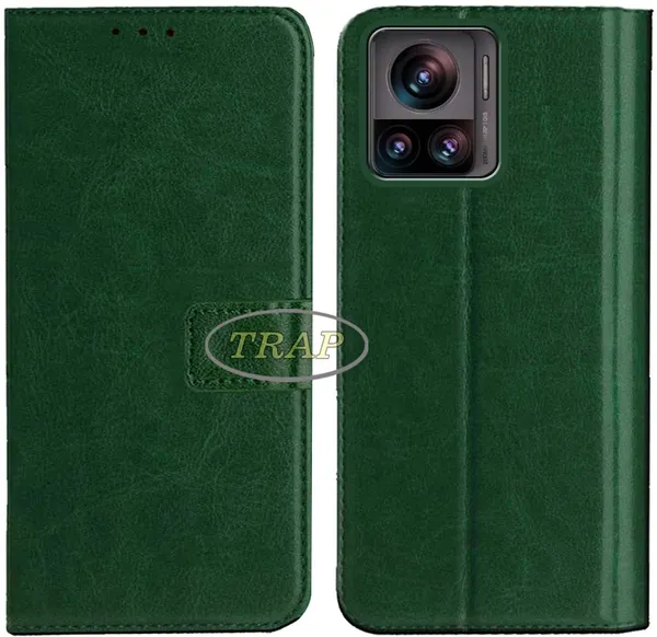 Green_Artificial_Leather_Moto_Edge_30_Ultra_Back_Cover