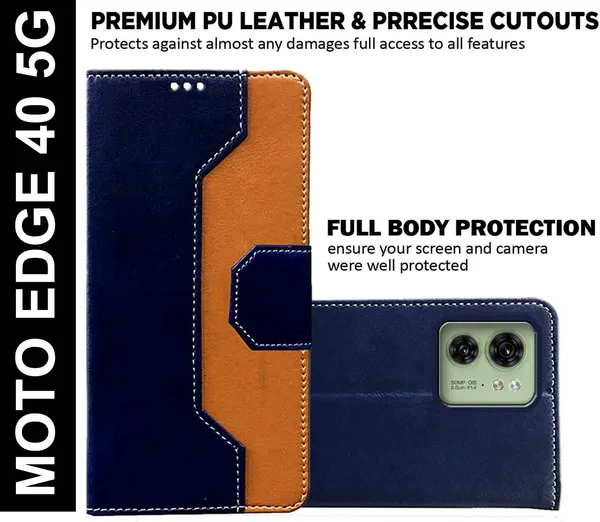 Multicolor_Artificial_Leather_Moto_Edge_40_5G_Back_Cover