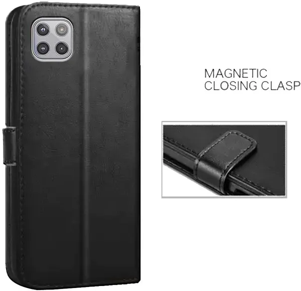 Black_Artificial_Leather_Moto_G_5G_Flip_Cover