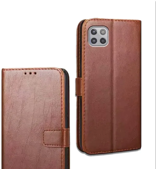 Brown_Leather_Motorola_Moto_G_5G_Flip_Cover