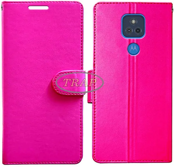 Pink_Artificial_Leather_Moto_G_Play_(2021)_Back_Cover