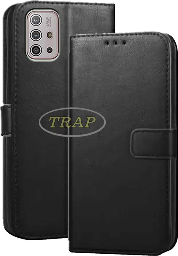 Black_Artificial_Leather_Moto_G10_Flip_Cover