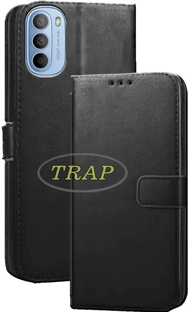 Black_Artificial_Leather_Moto_G31&MOTOROLA_g31&MOTOROLA_Moto_g31_Back_Cover
