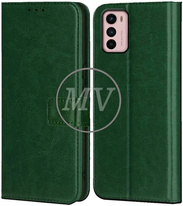 Green_Artificial_Leather_Moto_G42_Back_Cover