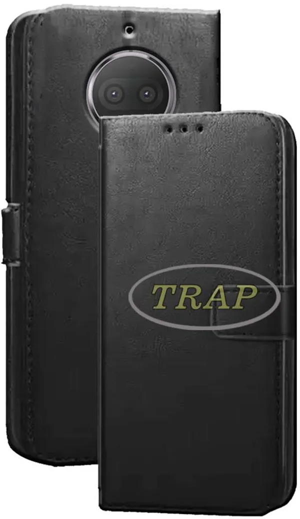 Black_Artificial_Leather_Motorola_Moto_G5_Plus_Back_Cover