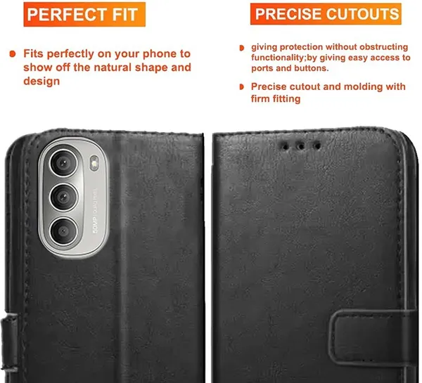 Black_Artificial_Leather_Moto_G51_5G_Back_Cover