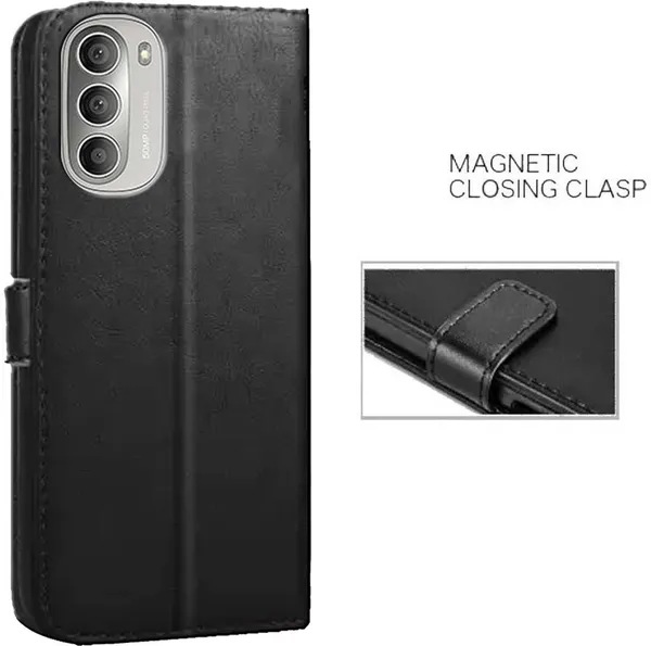 Black_Artificial_Leather_Moto_G51_5G_Back_Cover