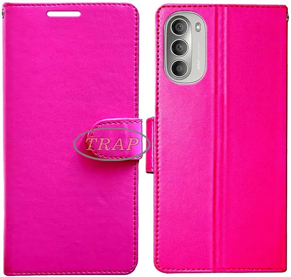 Pink_Artificial_Leather_Moto_G51_5G_Back_Cover