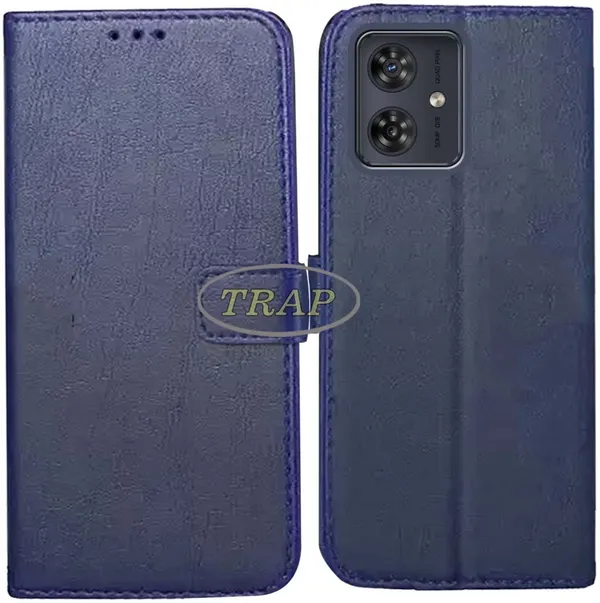 Blue_Artificial_Leather_Moto_G54_5G_Back_Cover