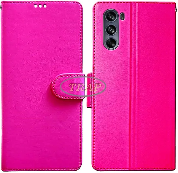 Pink_Artificial_Leather_Moto_G62_5G_Back_Cover