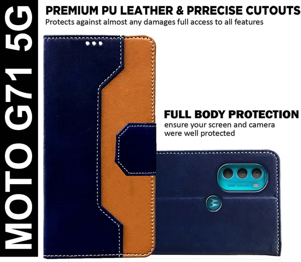 Multicolor_Artificial_Leather_Moto_G71_5G_Back_Cover