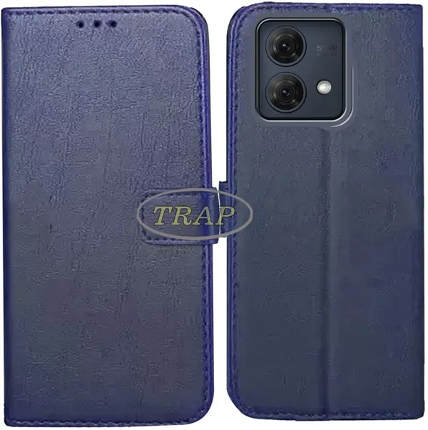 Blue_Artificial_Leather_Moto_G84_5G_Back_Cover