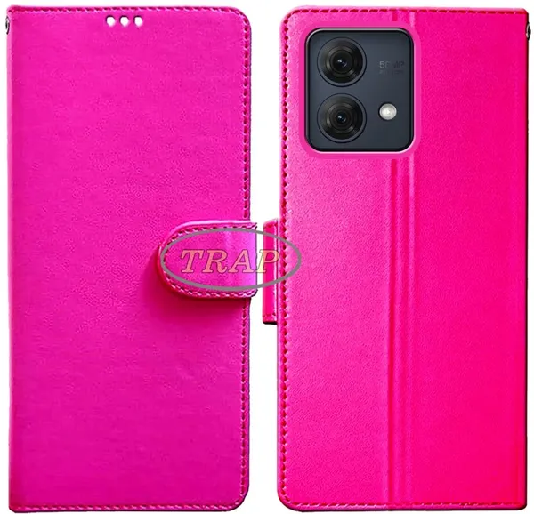 Pink_Artificial_Leather_Moto_G84_5G_Back_Cover